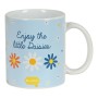 Tasse mug BlackFit8 Daisies Céramique Bleu clair (350 ml)