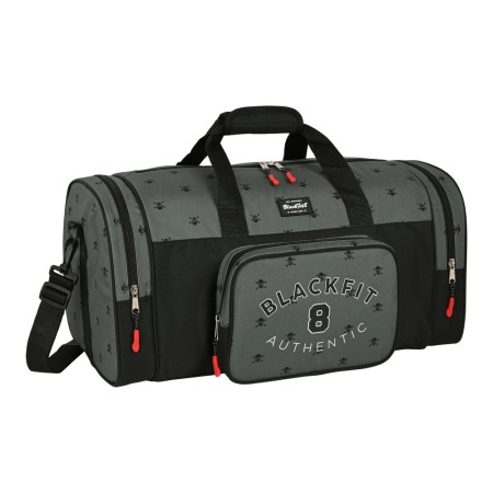 Sac de sport BlackFit8 Skull Noir Gris (55 x 26 x 27 cm)