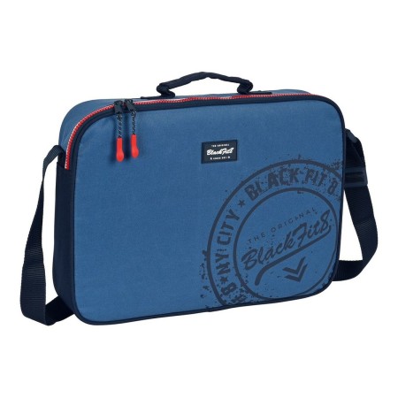 Cartable d'école BlackFit8 Stamp Bleu (38 x 28 x 6 cm)