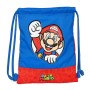 Sac à dos serré par des ficelles Super Mario Rouge Bleu (26 x 34 x 1 cm)