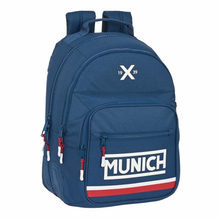 Cartable Munich Soon Bleu (32 x 42 x 15 cm)