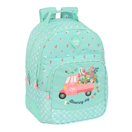 Cartable Glow Lab Pepa Vert (32 x 42 x 15 cm)