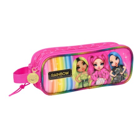 Trousse Fourre-Tout Double Rainbow High Fuchsia (21 x 8 x 6 cm)