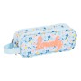 Trousse Fourre-Tout Double Moos Lovely Bleu clair (21 x 8 x 6 cm)