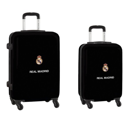 Valise cabine Real Madrid C.F. Blanc Vert turquoise 20''/24'' (40 x 63 x 26 cm) (2 pcs)