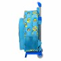 Cartable à roulettes Minions Minionstatic Bleu (26 x 34 x 11 cm)