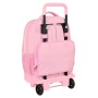 Cartable à roulettes Benetton Vichy Rose (33 x 45 x 22 cm)