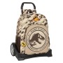 Cartable à roulettes Jurassic World Dominion Marron (33 x 42 x 14 cm)