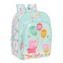 Cartable Peppa Pig Cosy corner Bleu clair (26 x 34 x 11 cm)