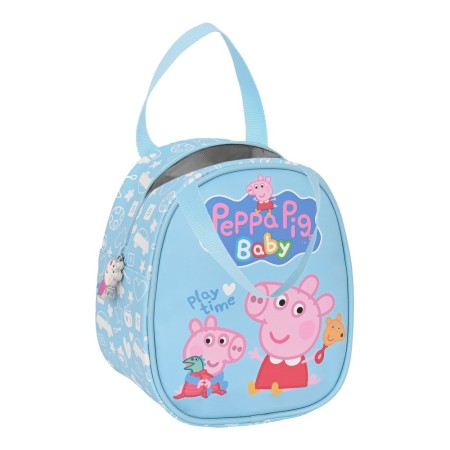 Sac glacière goûter Peppa Pig Baby Bleu clair (19 x 22 x 14 cm)