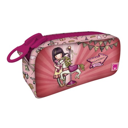 Trousse de Toilette Gorjuss Carousel Saumon (21.5 x 10.5 x 7 cm)