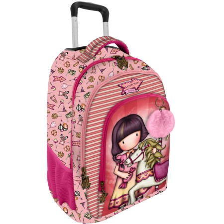 Cartable Gorjuss Carousel Saumon (34 x 45 x 18 cm)