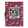 Journal intime Gorjuss Fireworks Bordeaux (12.8 x 17.5 x 2 cm)