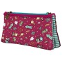 Trousse Fourre-Tout Double Gorjuss Fireworks Bordeaux (21.5 x 11,5 x 5 cm)