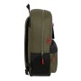 Cartable Munich Class Noir Vert militaire (30 x 46 x 14 cm)