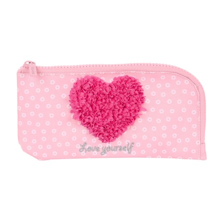 Trousse d'écolier Safta Love Yourself Rose (23 x 11 x 1 cm)