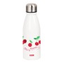 Bouteille d'eau Safta Cherry Rouge Blanc Métal (500 ml)