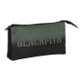 Trousse Fourre-Tout Triple BlackFit8 Gradient Noir Vert militaire (22 x 12 x 3 cm)