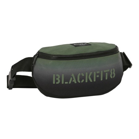 Sac banane BlackFit8 Gradient Noir Vert militaire (23 x 14 x 9 cm)