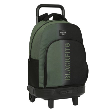 Cartable à roulettes BlackFit8 Gradient Noir Vert militaire (33 x 45 x 22 cm)