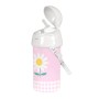 Bouteille d'eau Safta Flor Rose Blanc PVC (500 ml)