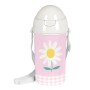 Bouteille d'eau Safta Flor Rose Blanc PVC (500 ml)