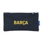 Trousse d'écolier F.C. Barcelona Bordeaux Blue marine (22 x 11 x 1 cm)