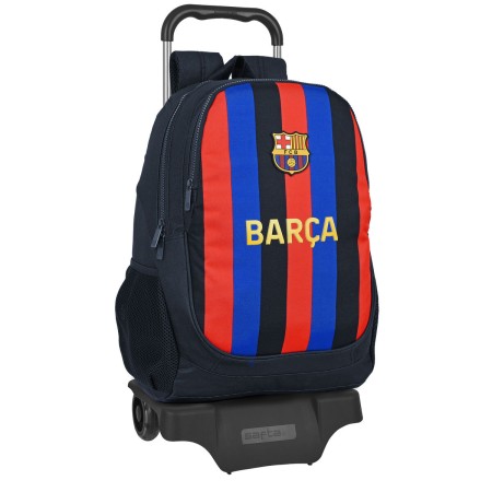 Cartable à roulettes F.C. Barcelona Bordeaux Blue marine (32 x 44 x 16 cm)