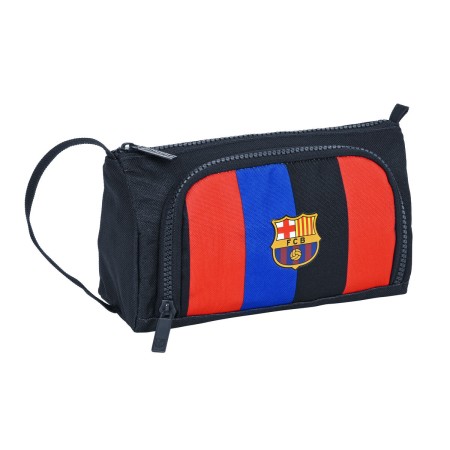 Trousse d'écolier F.C. Barcelona Bordeaux Blue marine (20 x 11 x 8.5 cm)