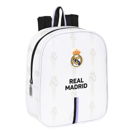 Cartable Real Madrid C.F. Noir Blanc (22 x 27 x 10 cm)