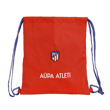 Sac à dos serré par des ficelles Atlético Madrid Rouge Blue marine (35 x 40 x 1 cm)