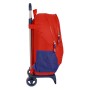 Cartable à roulettes Atlético Madrid Rouge Blue marine (32 x 44 x 16 cm)