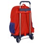 Cartable à roulettes Atlético Madrid Rouge Blue marine (32 x 44 x 16 cm)