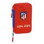 Plumier double Atlético Madrid Rouge Blue marine (28 pcs)