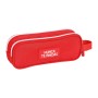 Trousse Fourre-Tout Double Sevilla Fútbol Club Rouge (21 x 8 x 6 cm)