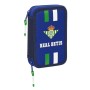 Plumier double Real Betis Balompié Bleu (28 pcs)