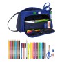 Trousse Scolaire avec Accessoires Real Betis Balompié Bleu (32 Pièces)