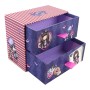 Boîte de rangement Gorjuss Cheshire cat Violet (18,3 x 15 x 9,5 cm)