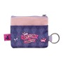 Porte-monnaie Gorjuss Cheshire cat Porte-clés Violet (12.4 x 1 x 8.5 cm)