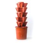 Kit de jardin vertical Irisana Terracota Ecogarden Plastique Terre cuite (45 x 45 cm)