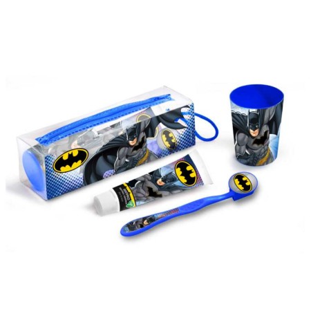 Trousse de toilette enfant Lorenay Batman (4 pcs)