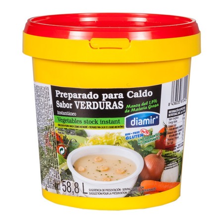 Préparation pour bouillon Diamir Sous forme de poudre Légumes (1 kg)