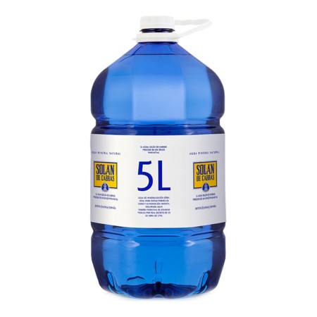 Eau minérale naturelle Solan De Cabras (5 L)