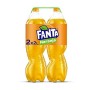 Boisson rafraîchissante Fanta Orange (2 x 2 L)