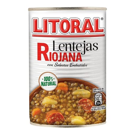 Lentilles à la Rioja Litoral (425 g)