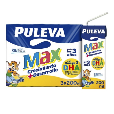 Le lait de croissance Puleva Max (3 x 200 ml)