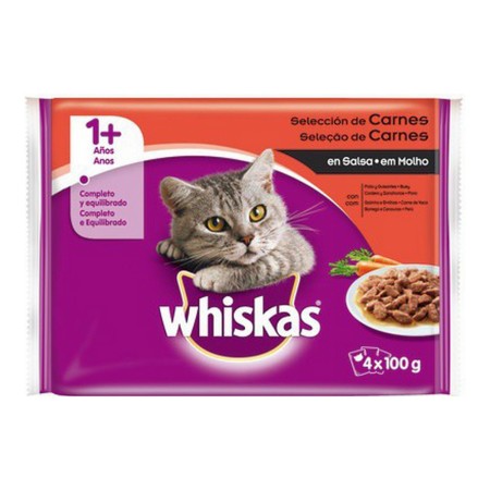 Aliments pour chat Whiskas (4 x 100 g)