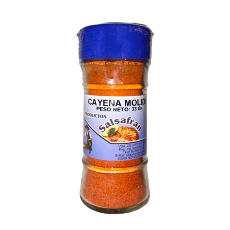 Cayenne (Capsicum annuum) Salsafran Moulu (33 gr)