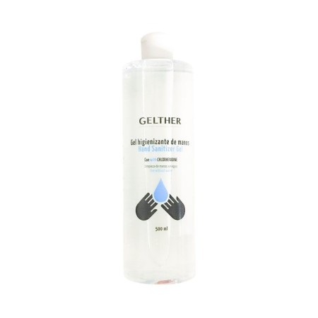 Gel hydroalcoolique Gelther (500 ml)