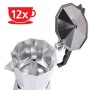 Cafetière Italienne Haeger Moka Pot 12 Tasses